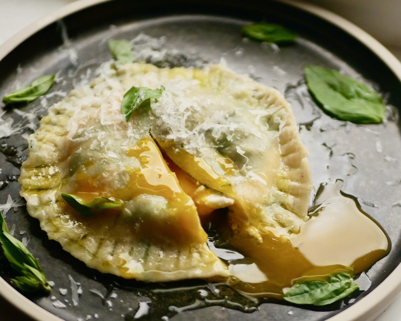 Egg Yolk and Ricotta Stuffed Ravioli Chef Studio